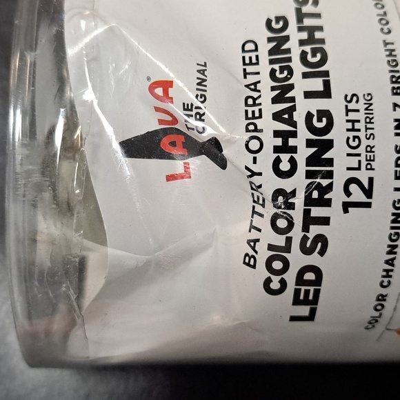 LAVA Battery-Operated Color Changing LED String Lights (Sandal shaped) - Picture 3 of 7